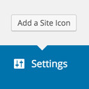 Move Site Icon To Settings