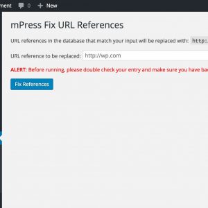 mPress Fix URL References