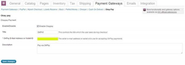 OKPAY Payment gateway