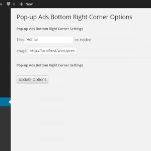Pop-up Ads Bottom Right Corner
