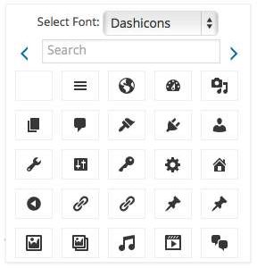 Post Featured Font Icon