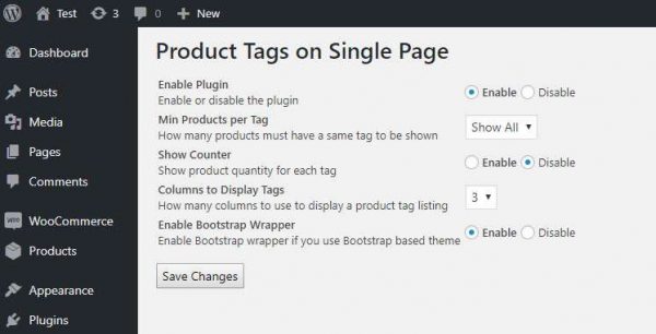 WooCommerce Product Tags on a Single Page