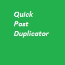 Quick Post Duplicator