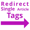 Redirect Single Article Tags