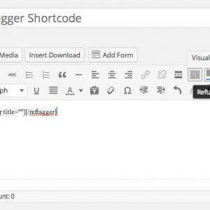 Reftagger Shortcode