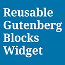 Reusable Gutenberg Blocks Widget