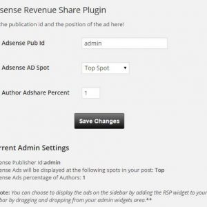 Revenue Share for Authors (RSP for WordPress)