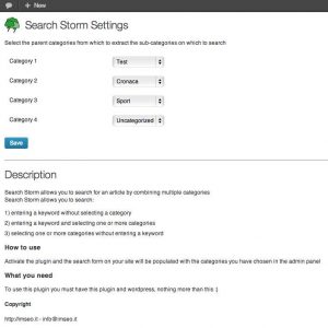 Multiple Category Search Storm