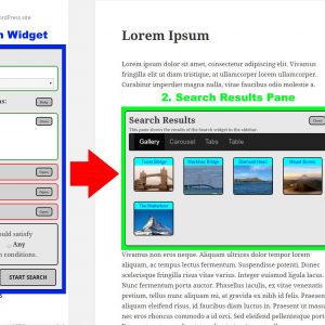 Search Widget and WP REST Server for Toolset Types