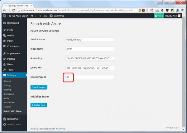 Search with Azure