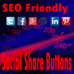 SEO Friendly Social Share Buttons