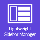 Lightweight Sidebar Manager