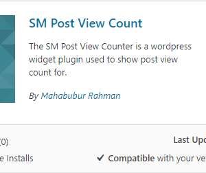 SM Post View Count