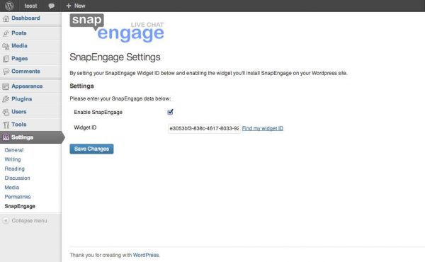 SnapEngage plugin