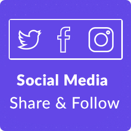 Superb Social Media Share and Follow Buttons