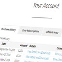 Tabbed Account Area for Easy Digital Downloads