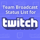 Team Broadcast Status List