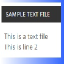 Text File Widget