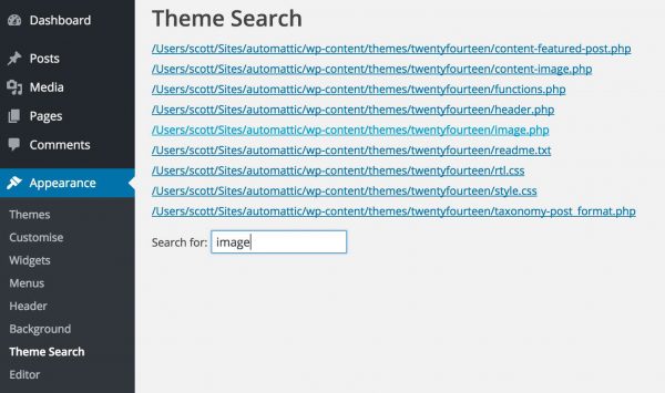 Theme Search