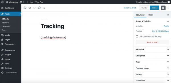 Tracking for Fedex USPS