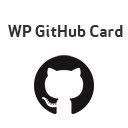 WP GitHub Card