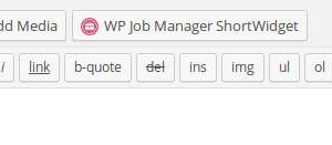 WP Job Manager ShortWidget