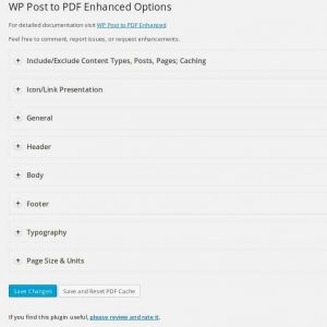 WP Post to PDF Enhanced
