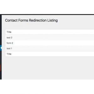 WP Redirects â Contact Form 7