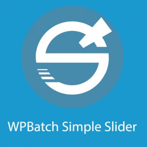 WPBatch simple Slider