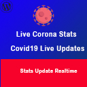 COVID-19 Corona Virus Live Stats & Updates For WordPress Lite