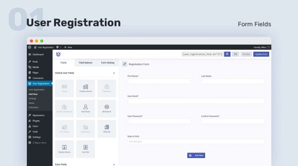 Login Form And User Profile For WordPress