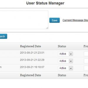 User Status Manager
