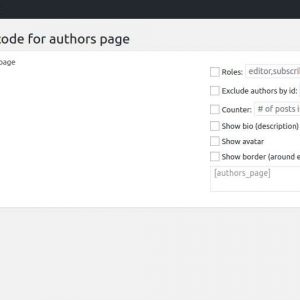 Visual Authors Page