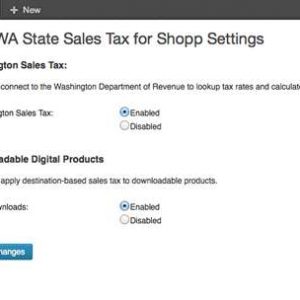 Washington State Sales Tax for Shopp