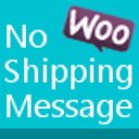 WooCommerce No Shipping Message