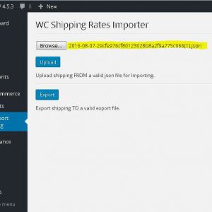 WC Shipping Rates Importer