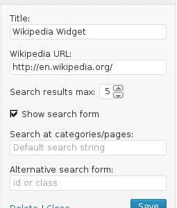 Wikipedia Widget