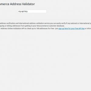 WooCommerce Address Validator