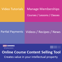 Online Course Content Selling Tool