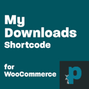 My Downloads Shortcode for WooCommerce