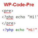 WP Code Pre