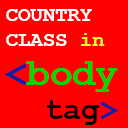 WP Country Class In Body Tag