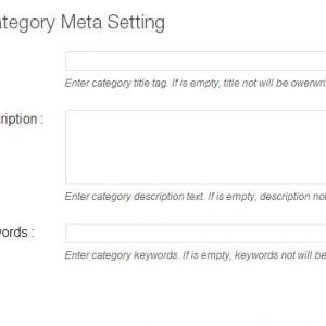 WP Custom Category Meta