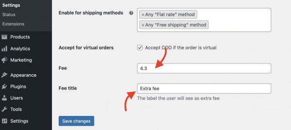 Simple COD Fees for WooCommerce