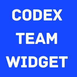 Codex Team widgets