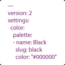 Theme YAML â Use YAML instead JSON for your theme.json settings and styles