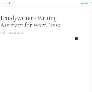 Handywriter â AI-Powered Writing Assistant for WordPress