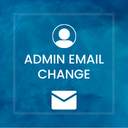 Admin email change